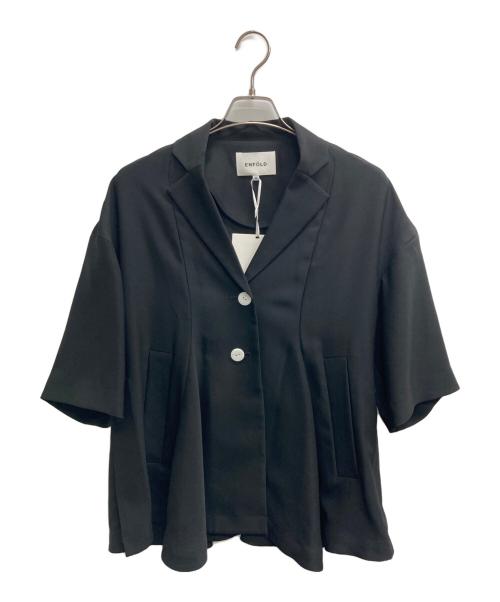ENFOLD（エンフォルド）ENFOLD (エンフォルド) BOX JACKET ブラック サイズ:SIZE　36の古着・服飾アイテム