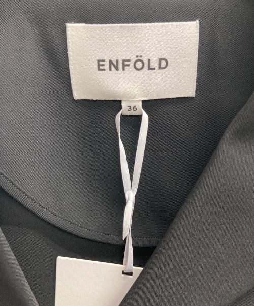 ENFOLD（エンフォルド）ENFOLD (エンフォルド) BOX JACKET ブラック サイズ:SIZE　36の古着・服飾アイテム