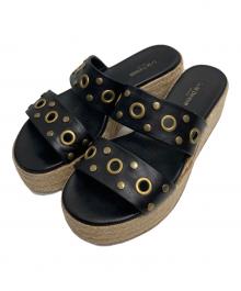 J&M DAVIDSON（ジェイ＆エム デヴィッドソン）の古着「スタッズサンダル」｜ブラック