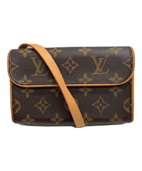 LOUIS VUITTON（ルイ ヴィトン）LOUIS VUITTON (ルイ ヴィトン) ポシェットフロランティーヌ / ウエストポーチ ブラウンの古着・服飾アイテム