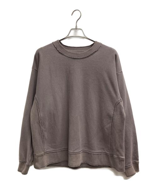 FACCIES（ファッチーズ）FACCIES (ファッチーズ) カットオフスウェット ブラウン サイズ:１の古着・服飾アイテム