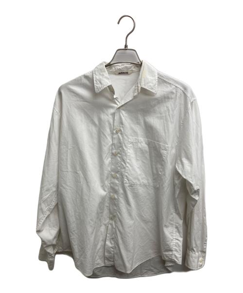 AURALEE（オーラリー）AURALEE (オーラリー) WASHED FINX TWILL BIG SHIRTS ホワイト サイズ:3の古着・服飾アイテム