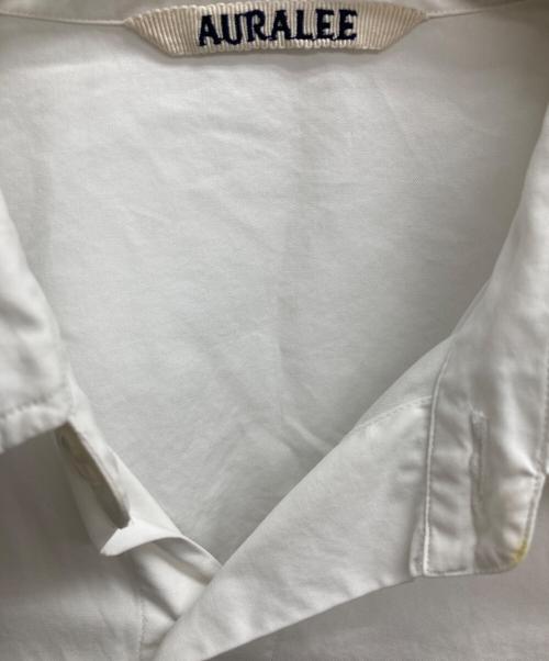 AURALEE（オーラリー）AURALEE (オーラリー) WASHED FINX TWILL BIG SHIRTS ホワイト サイズ:3の古着・服飾アイテム