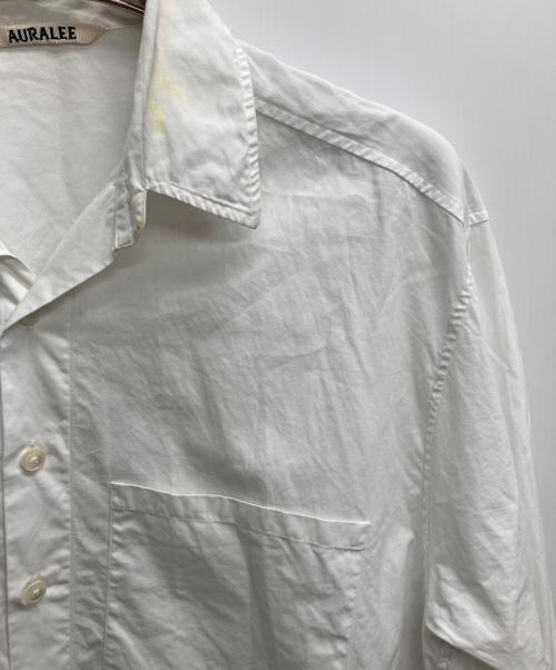 AURALEE（オーラリー）AURALEE (オーラリー) WASHED FINX TWILL BIG SHIRTS ホワイト サイズ:3の古着・服飾アイテム