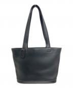 COACHコーチ）の古着「レザーバッグ」｜ブラック