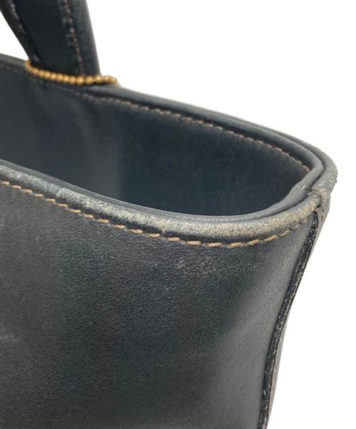 COACH（コーチ）COACH (コーチ) レザーバッグ ブラックの古着・服飾アイテム