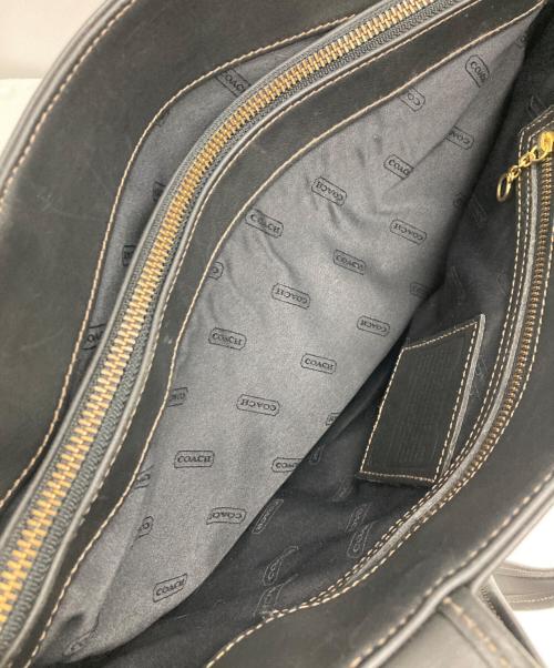 COACH（コーチ）COACH (コーチ) レザーバッグ ブラックの古着・服飾アイテム