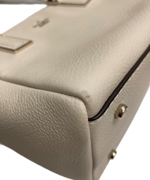 Kate Spade（ケイトスペード）Kate Spade (ケイトスペード) ナオミ スモール レザー サッチェル アイボリーの古着・服飾アイテム