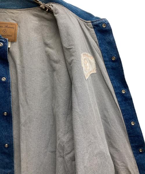 three rivers（スリーリバーズ）three rivers (スリーリバーズ) デニムスタジャン インディゴ サイズ:2XLの古着・服飾アイテム