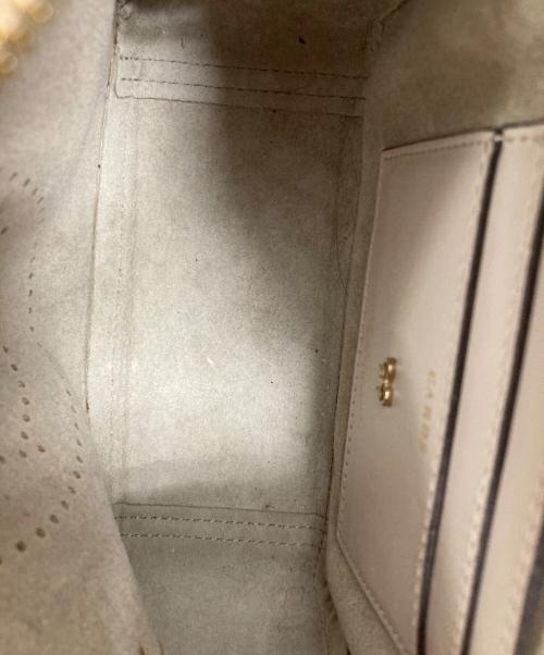 ANYA HINDMARCH（アニヤ・ハインドマーチ）ANYA HINDMARCH (アニヤハインドマーチ) スマイリークロスボディショルダーバッグ ベージュの古着・服飾アイテム