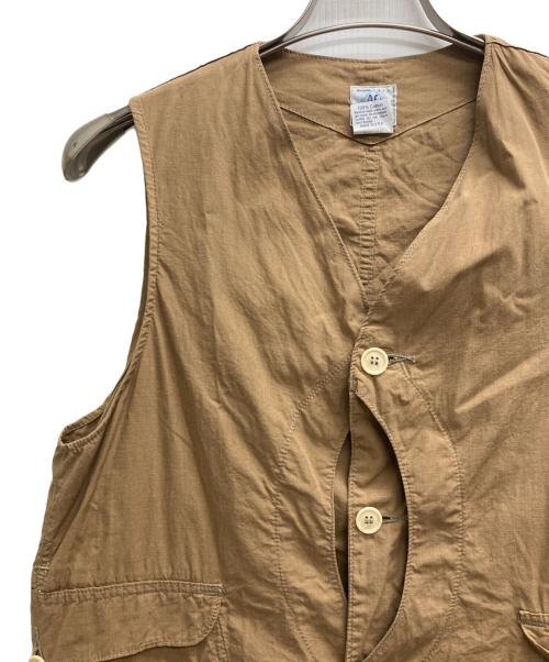 POST O'ALLS（ポストオーバーオールズ）POST O'ALLS (ポストオーバーオールズ) ROYAL TRAVELER VEST ベージュ サイズ:Sの古着・服飾アイテム