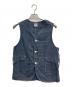 POST O'ALLS（ポストオーバーオールズ）の古着「ROYAL TRAVELER VEST」｜インディゴ