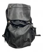 ear PAPILLONNER×BURLAP OUTFITTERイアパピヨネ×バーラップアウトフィッター）の古着「メタルパーツリュック」｜ブラック