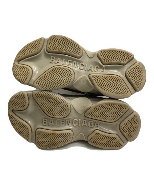 BALENCIAGA（バレンシアガ）BALENCIAGA (バレンシアガ) Triple S オールオーバー ロゴ グレー サイズ:24cmの古着・服飾アイテム