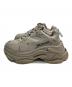 BALENCIAGA (バレンシアガ) Triple S オールオーバー ロゴ グレー サイズ:24cm：30000円