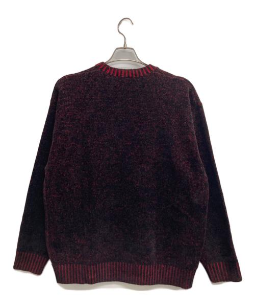 SUPREME（シュプリーム）Supreme (シュプリーム) Contrast Arc Sweater ブラック×レッド サイズ:Lの古着・服飾アイテム
