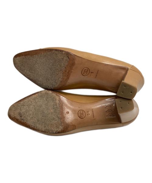 CHANEL（シャネル）CHANEL (シャネル) ココマークヒールパンプス ブラウン サイズ:38の古着・服飾アイテム