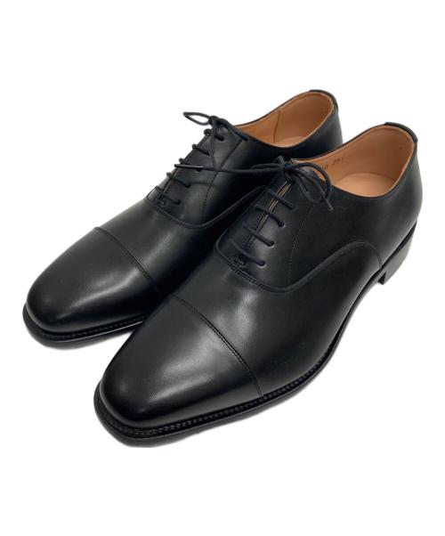 SCOTCH GRAIN（スコッチグレイン）SCOTCH GRAIN (スコッチグレイン) ストレートチップシューズ ブラック サイズ:25 1/2の古着・服飾アイテム