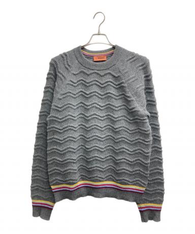 中古・古着通販】MISSONI (ミッソーニ) 3Dニット グレー サイズ:48