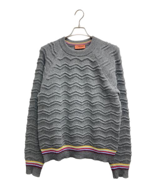 missoni（ミッソーニ）MISSONI (ミッソーニ) 3Dニット グレー サイズ:48の古着・服飾アイテム