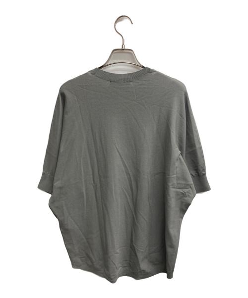 23区（ニジュウサンク）23区 (ニジュウサンク) レーヨンポリエステルストレッチ ドルマン ニット グレー サイズ:38の古着・服飾アイテム