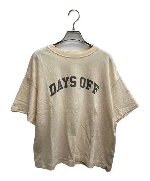 Americana（アメリカーナ）Americana (アメリカーナ) ロゴTシャツ アイボリー サイズ:表記無しの古着・服飾アイテム