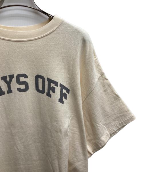 Americana（アメリカーナ）Americana (アメリカーナ) ロゴTシャツ アイボリー サイズ:表記無しの古着・服飾アイテム