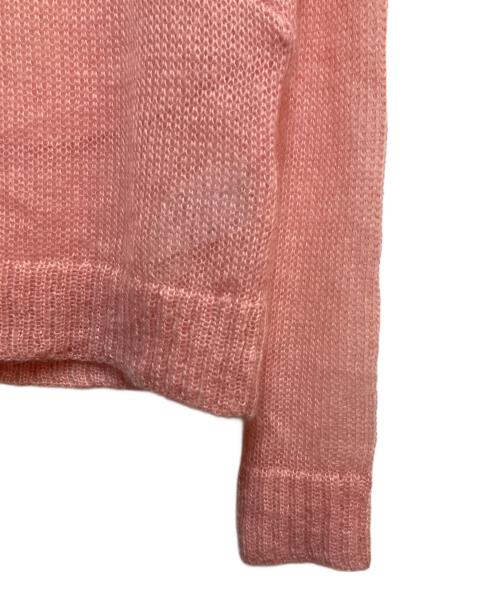 N°21（ヌメロヴェントゥーノ）N°21 (ヌメロヴェントゥーノ) レースレイヤードデザインニット ピンク サイズ:表記無し（実寸サイズをご参照下さい）の古着・服飾アイテム