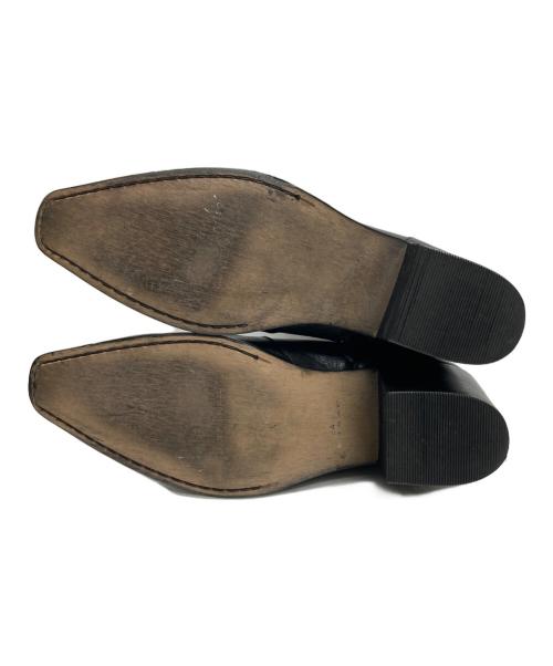 Whoop-de-doo（フープディドゥ）Whoop-de-doo (フープディドゥ) サイドジップヒールブーツ ブラック サイズ:24 1/2の古着・服飾アイテム