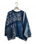 45R（フォーティファイブ・アール）の古着「バンダナパッチワークのブラウス」｜インディゴ