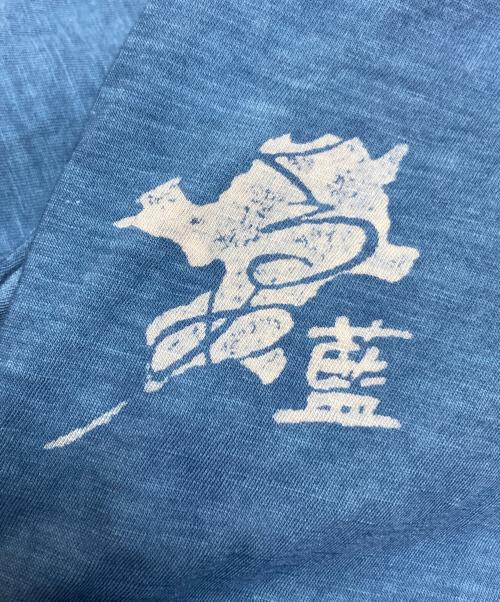 45R（フォーティファイブ・アール）45R (フォーティファイブ・アール) カフタンワンピース ブルー サイズ:Freeの古着・服飾アイテム