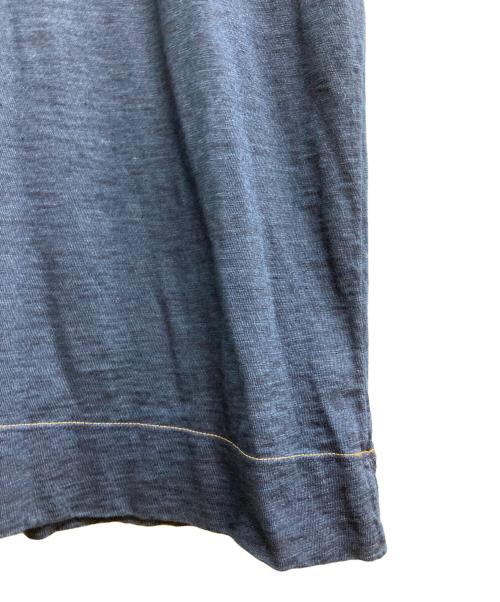 45R（フォーティファイブ・アール）45R (フォーティファイブ・アール) 天竺カットソーワンピース インディゴ サイズ:FREEの古着・服飾アイテム