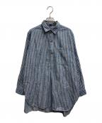 45Rフォーティファイブ・アール）の古着「ダンガリーストライプの908グランパプルシャツ」｜ブルー
