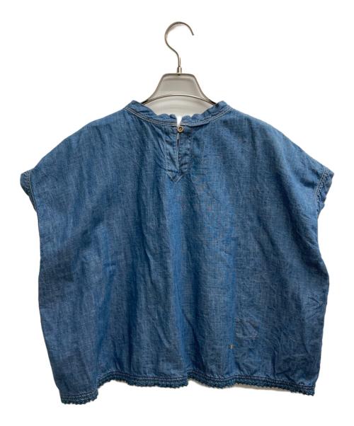 45R（フォーティファイブ・アール）45R (フォーティファイブ・アール) ダンガリーデニムのMキャミ ブルー サイズ:Freeの古着・服飾アイテム