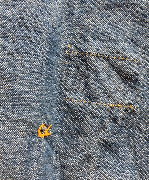 45R（フォーティファイブ・アール）45R (フォーティファイブ・アール) ダンガリーデニムのMキャミ ブルー サイズ:Freeの古着・服飾アイテム