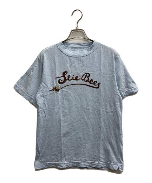 45R（フォーティファイブ・アール）45R (フォーティファイブ・アール) 天竺カットソー ブルー サイズ:1の古着・服飾アイテム