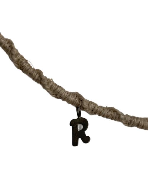 45R（フォーティファイブ・アール）45R (フォーティファイブ・アール) ビーズネックレス ベージュ×オレンジの古着・服飾アイテム