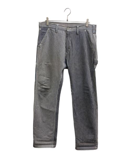 児島ジーンズ（コジマジーンズ）児島ジーンズ (コジマジーンズ) ヒッコリーペインターパンツ ネイビー サイズ:W36の古着・服飾アイテム