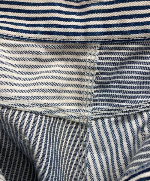 児島ジーンズ（コジマジーンズ）児島ジーンズ (コジマジーンズ) ヒッコリーペインターパンツ ネイビー サイズ:W36の古着・服飾アイテム