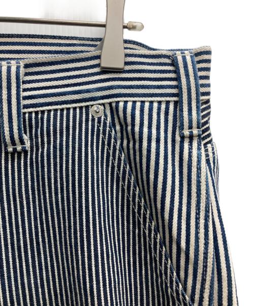 児島ジーンズ（コジマジーンズ）児島ジーンズ (コジマジーンズ) ヒッコリーペインターパンツ ネイビー サイズ:W36の古着・服飾アイテム