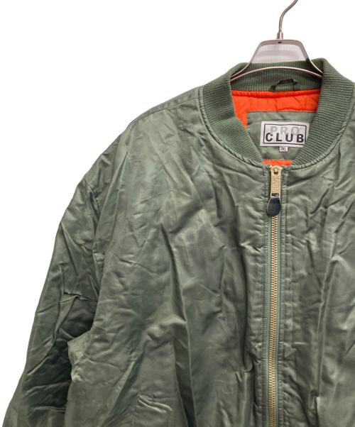 PROCLUB（プロクラブ）PROCLUB (プロクラブ) MA-1ジャケット カーキ サイズ:3XLの古着・服飾アイテム