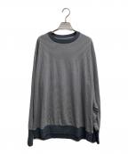 BATONERバトナ―）の古着「TROPICAL WOOL CREW NECK」｜グレー