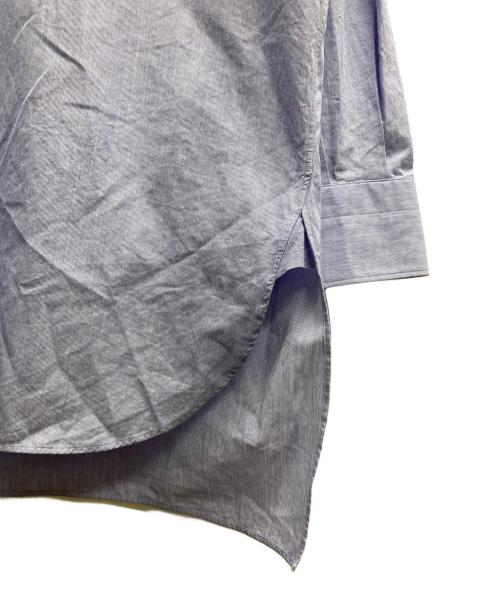 COMOLI（コモリ）COMOLI (コモリ) バンドカラーシャツ ブルー サイズ:2の古着・服飾アイテム