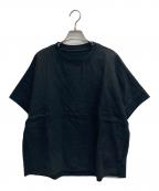 群言堂グンゲンドウ）の古着「コットンリネンTシャツ」｜ブラック