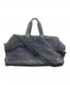 PORTERポーター）の古着「フリッター2WAY ボストンバッグ」｜ブラック