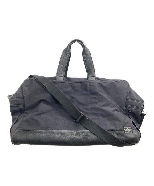 PORTER（ポーター）PORTER (ポーター) フリッター2WAY ボストンバッグ ブラックの古着・服飾アイテム