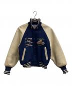 ON AIRオン エアー）の古着「スタジャン」｜ネイビー