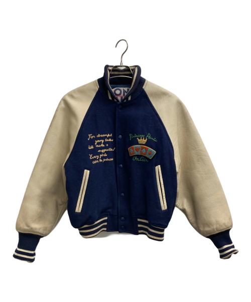 ON AIR（オン エアー）ON AIR (オン エアー) スタジャン ネイビー サイズ:Mの古着・服飾アイテム