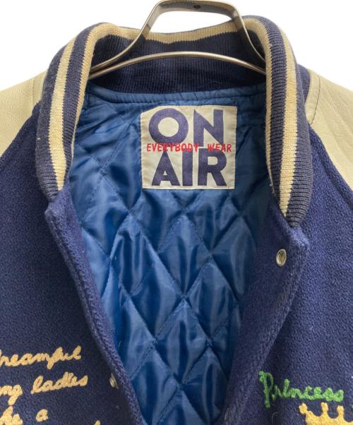 ON AIR（オン エアー）ON AIR (オン エアー) スタジャン ネイビー サイズ:Mの古着・服飾アイテム