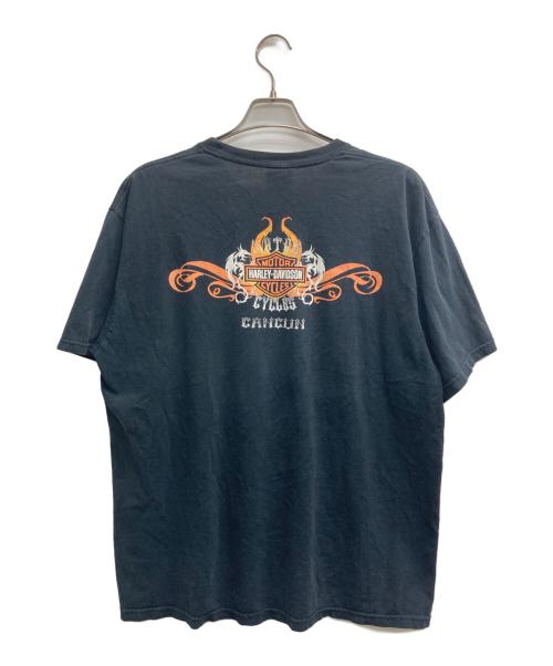 HARLEY-DAVIDSON（ハーレーダビッドソン）HARLEY-DAVIDSON (ハーレーダビッドソン) Tシャツ ブラック サイズ:XLの古着・服飾アイテム